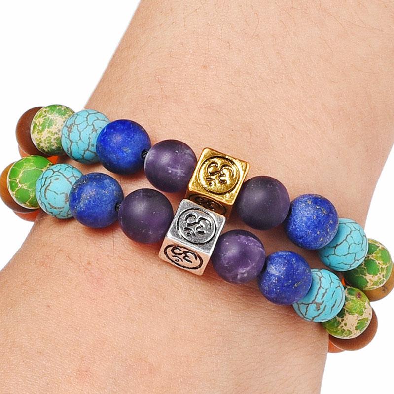 7 Chakra &amp; Tree Of Life Healing Bracelet - Floral Fawna