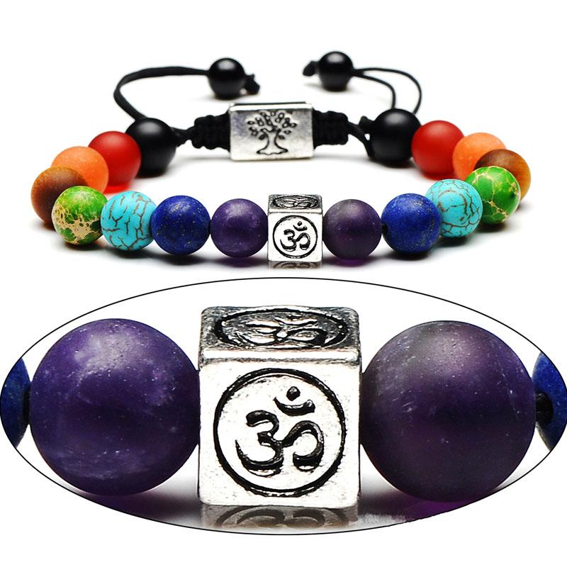 7 Chakra &amp; Tree Of Life Healing Bracelet - Floral Fawna