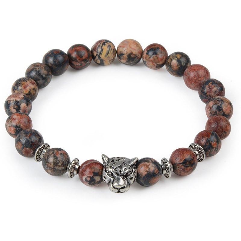 Buddha Beads Animal Charm Bracelet - Floral Fawna