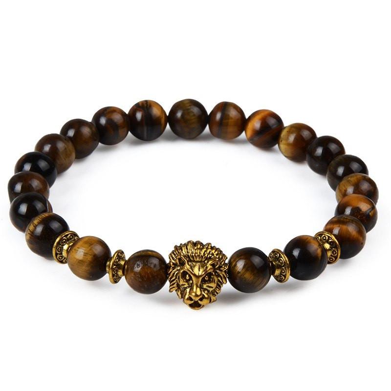 Buddha Beads Animal Charm Bracelet - Floral Fawna