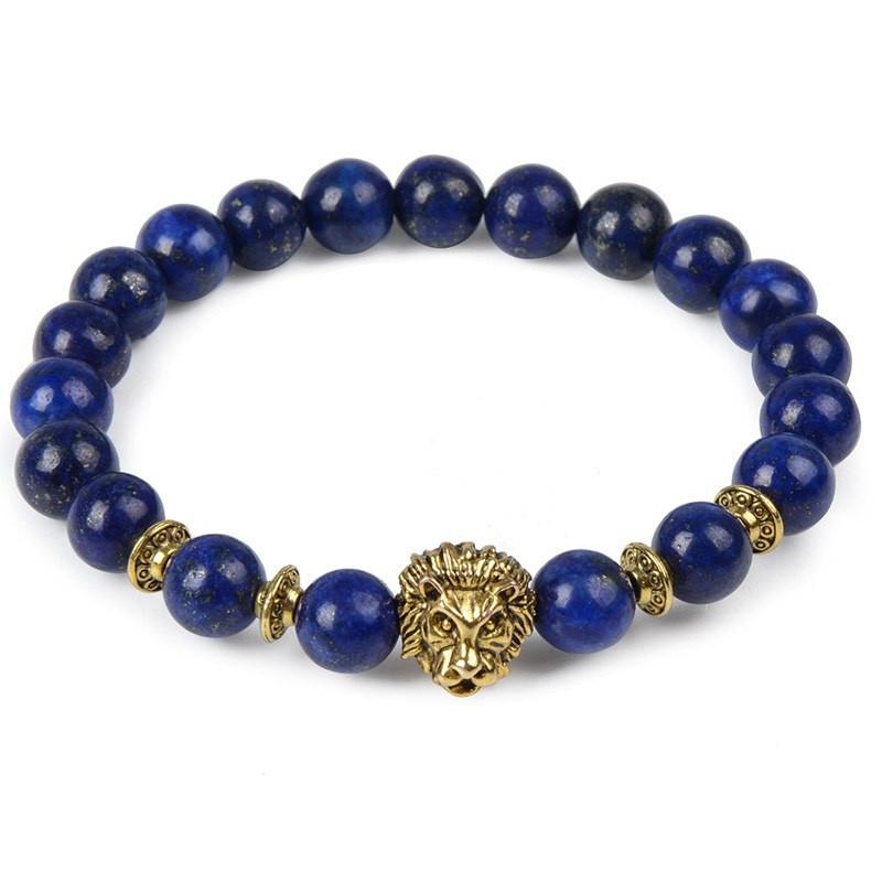 Buddha Beads Animal Charm Bracelet - Floral Fawna