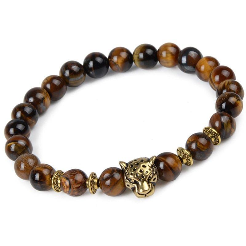 Buddha Beads Animal Charm Bracelet - Floral Fawna