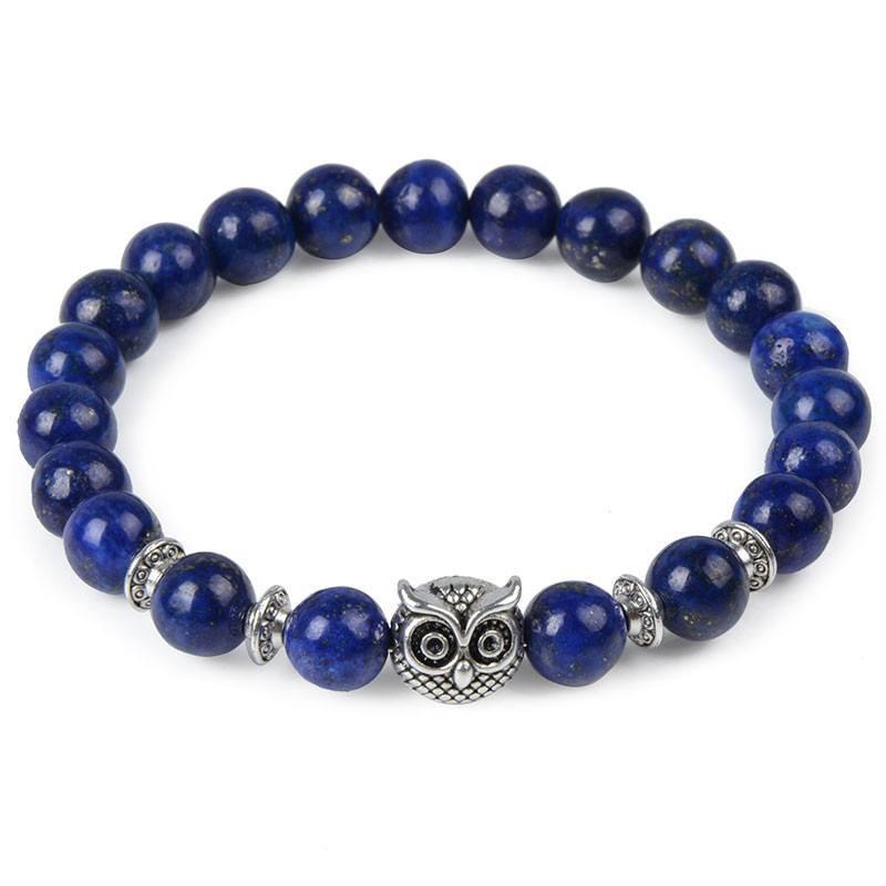 Buddha Beads Animal Charm Bracelet - Floral Fawna