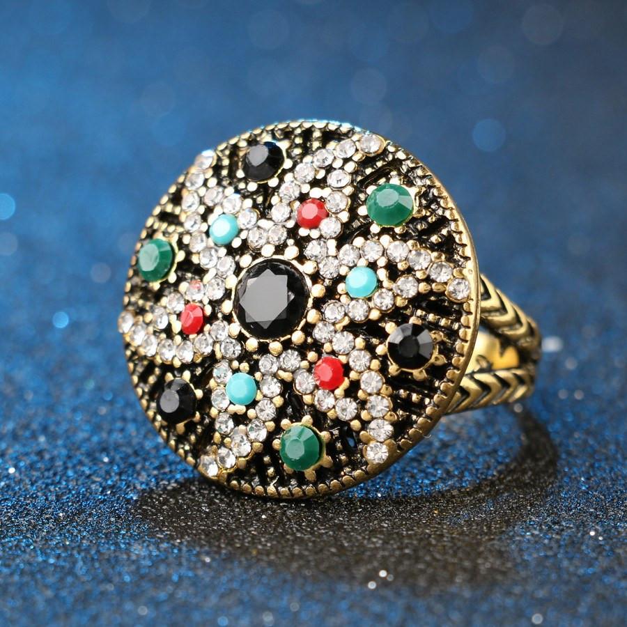 Colorful Star Design Bracelet And Ring Set - Floral Fawna