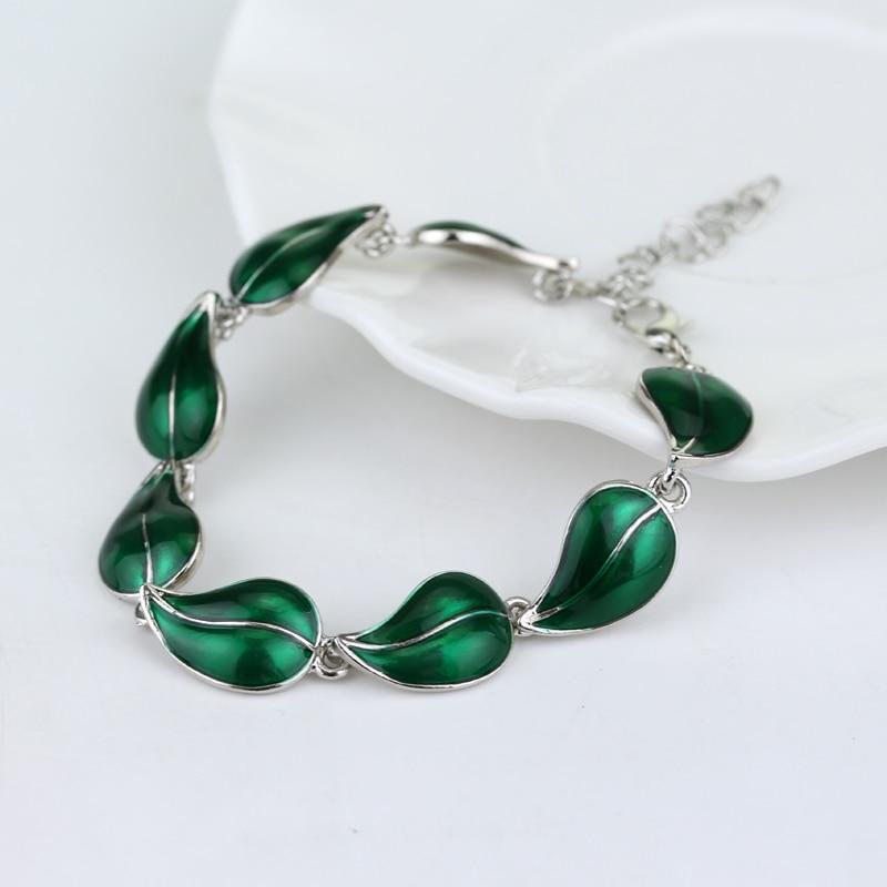 Green Forest Elven Bracelet - Floral Fawna