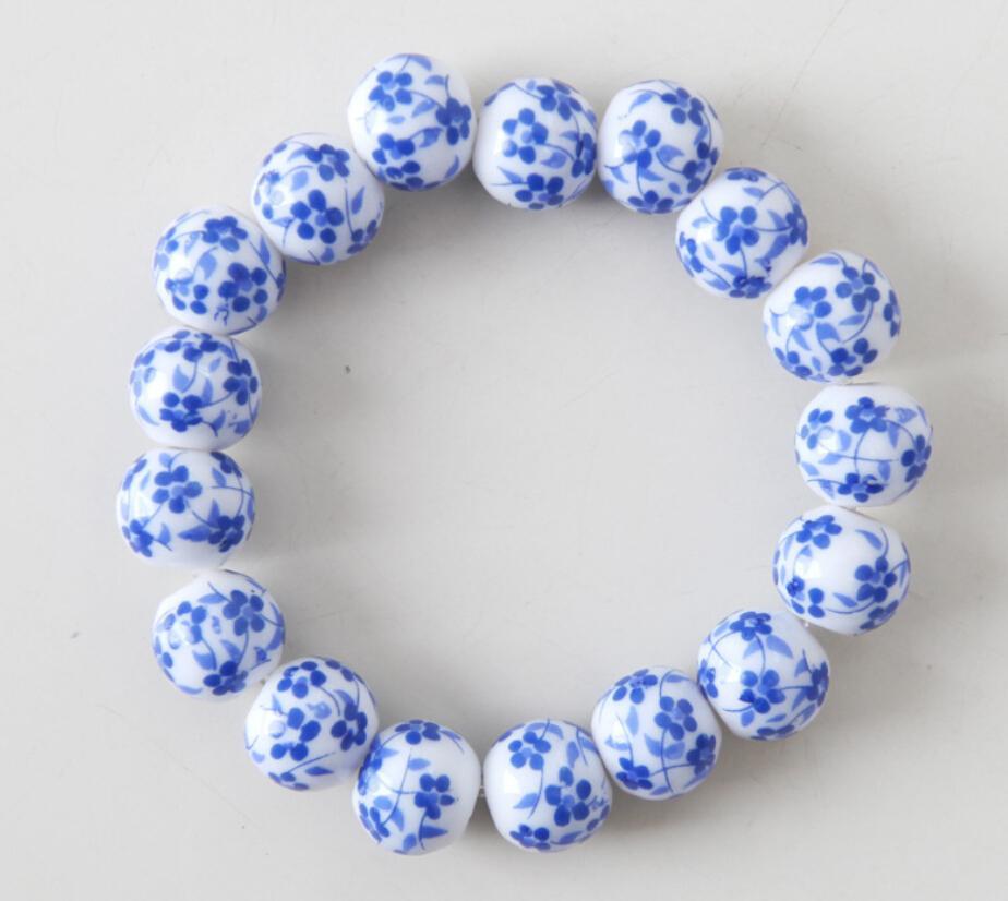 Jingdezhen Porcelain Beads Bracelet - Floral Fawna