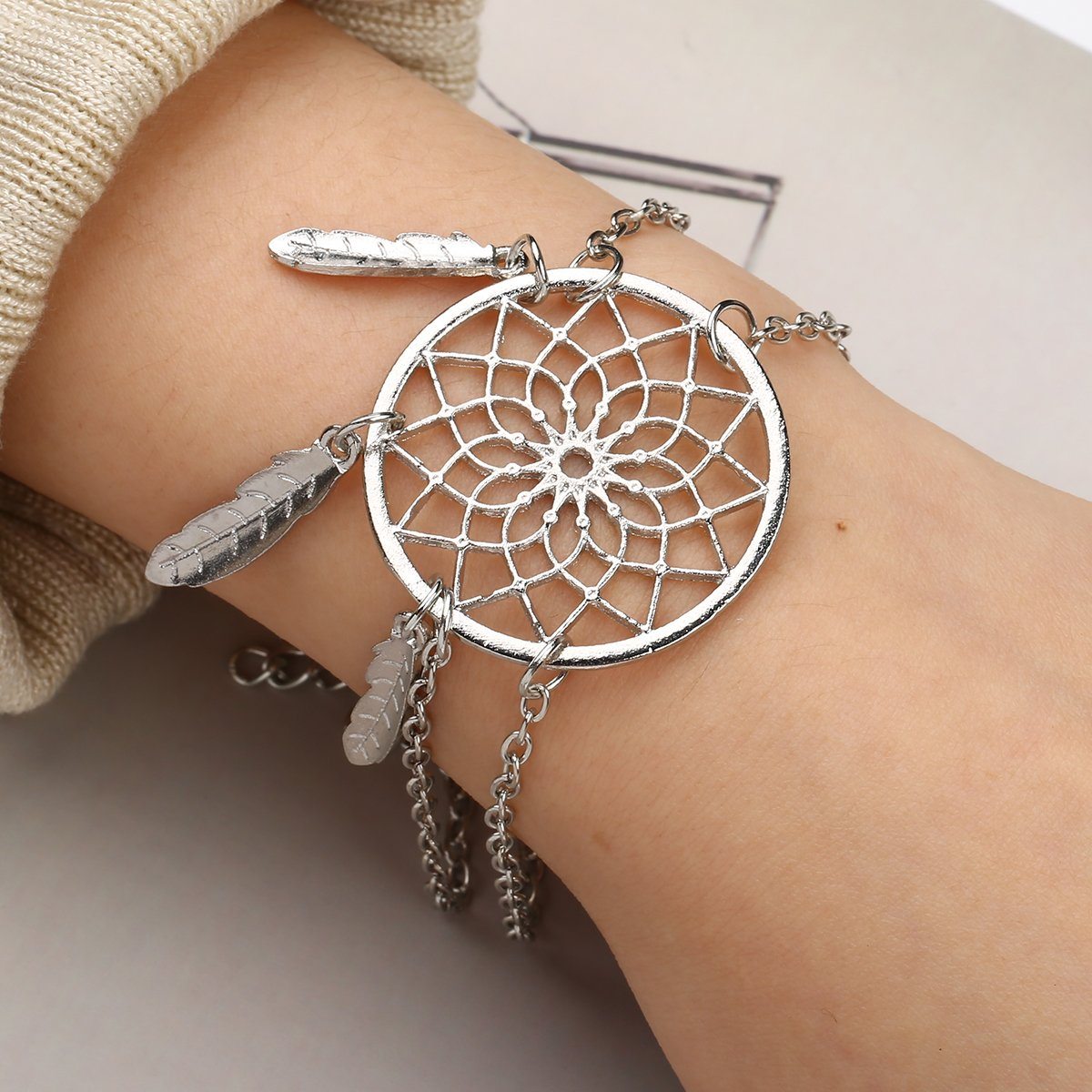 Magical Dream Catcher Bracelet - Floral Fawna