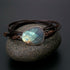 Natural Labradorite Wrap Bracelet - Floral Fawna