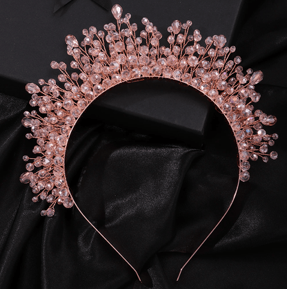 Statement Gem Tiara - Floral Fawna