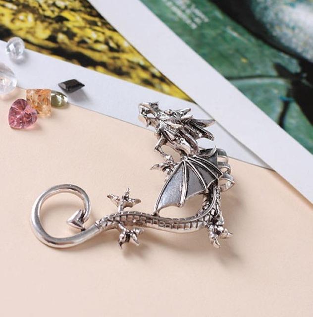 Dragon Bite Ear Cuff - Floral Fawna