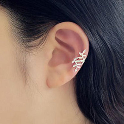 Leaf Swirl Ear Cuff - Floral Fawna