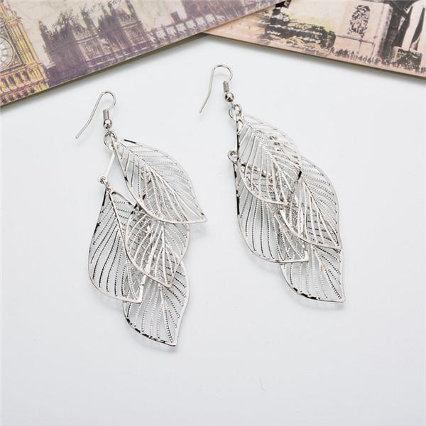 Bohemian Style Leaf Earrings - Floral Fawna