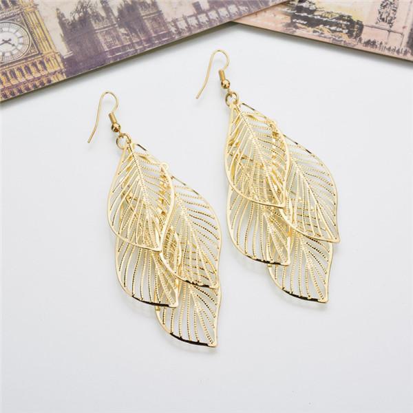 Bohemian Style Leaf Earrings - Floral Fawna