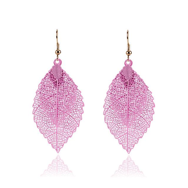 Boho Leaves Drop Earrings - Floral Fawna