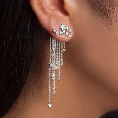 Constellation &amp; Shooting Stars Earrings - Floral Fawna