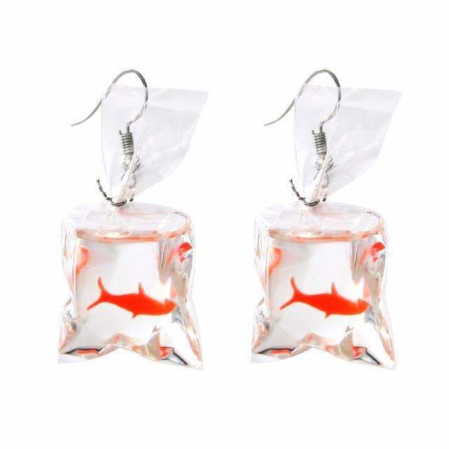 Goldfish Hook Earrings - Floral Fawna