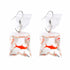 Goldfish Hook Earrings - Floral Fawna