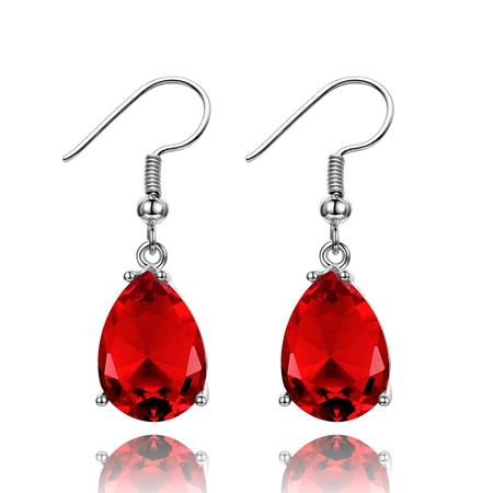 Iridescent Fire Crystal Earrings - Floral Fawna