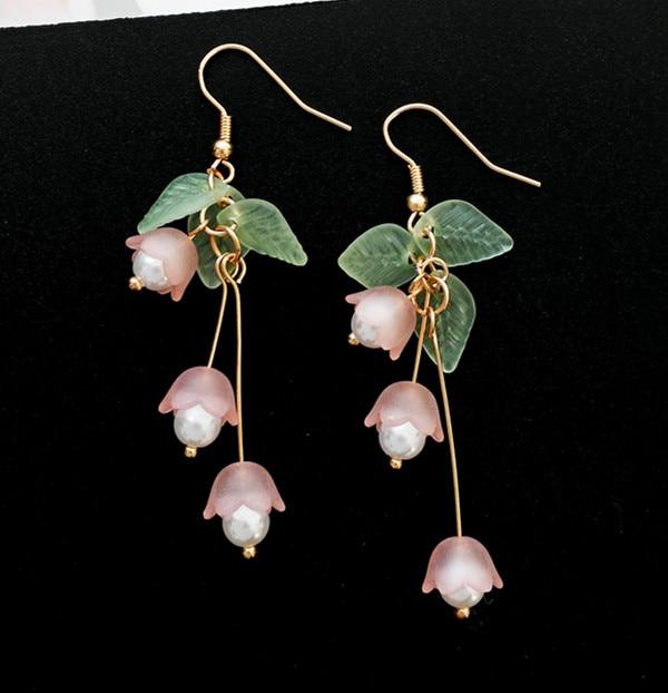 Lily Of The Valley Earrings - Floral Fawna