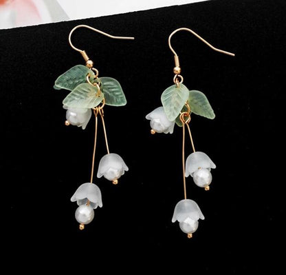 Lily Of The Valley Earrings - Floral Fawna