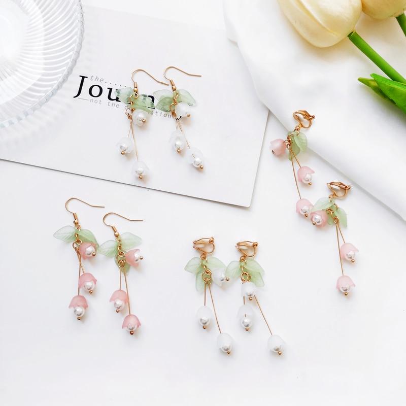 Lily Of The Valley Earrings - Floral Fawna