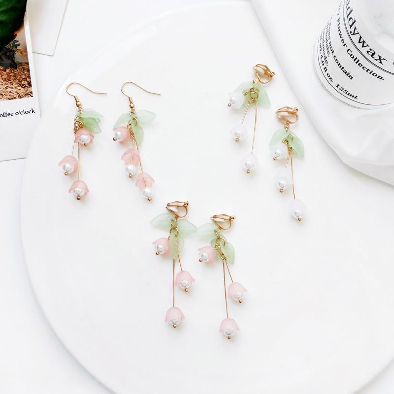 Lily Of The Valley Earrings - Floral Fawna