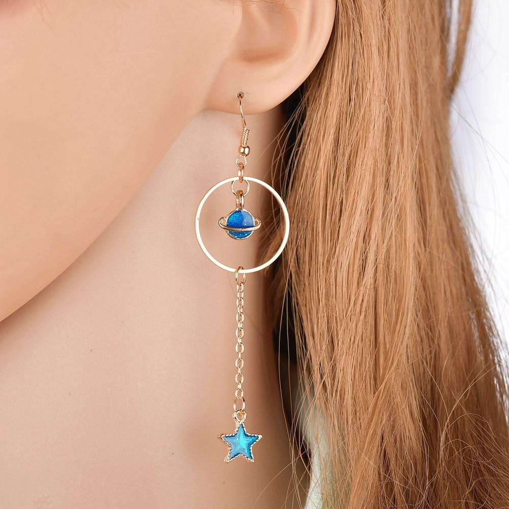 Majestic Celestial Moon Earrings - Floral Fawna