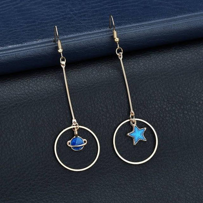 Majestic Celestial Moon Earrings - Floral Fawna