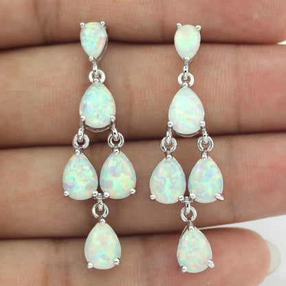 Majestic Opal Queen Earrings - Floral Fawna