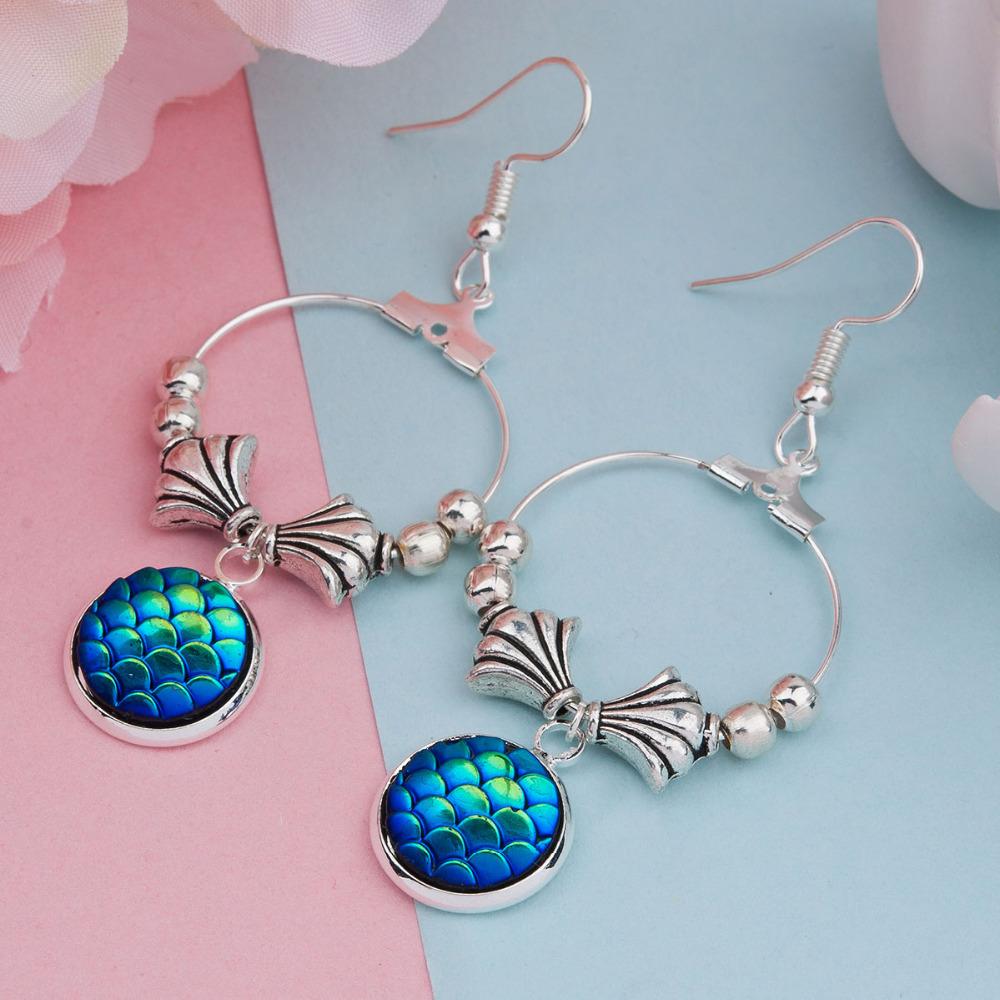 Mermaid Queen Earrings - Floral Fawna