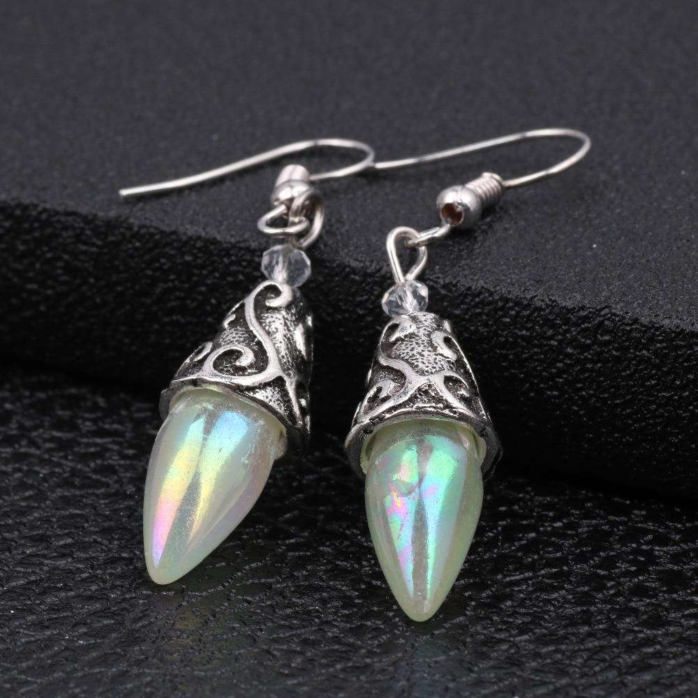 Mystic Moonstone Drop Earrings - Floral Fawna