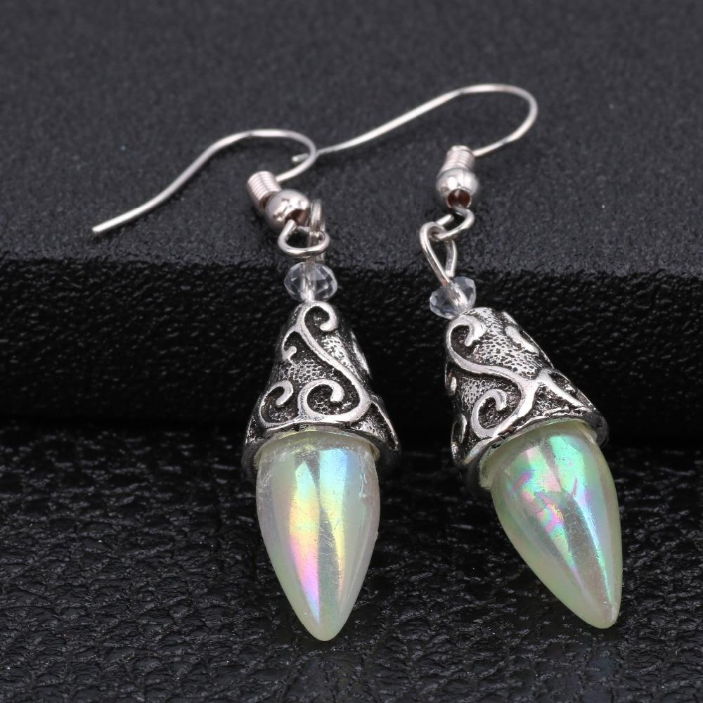 Mystic Moonstone Drop Earrings - Floral Fawna