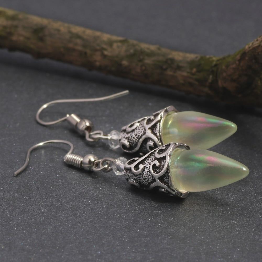 Mystic Moonstone Drop Earrings - Floral Fawna