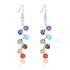 Natural Healing 7 Chakra Earrings - Floral Fawna