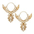 Phoenix Wings Hoop Earrings - Floral Fawna