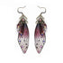 Purple Butterfly Wings Earrings - Floral Fawna