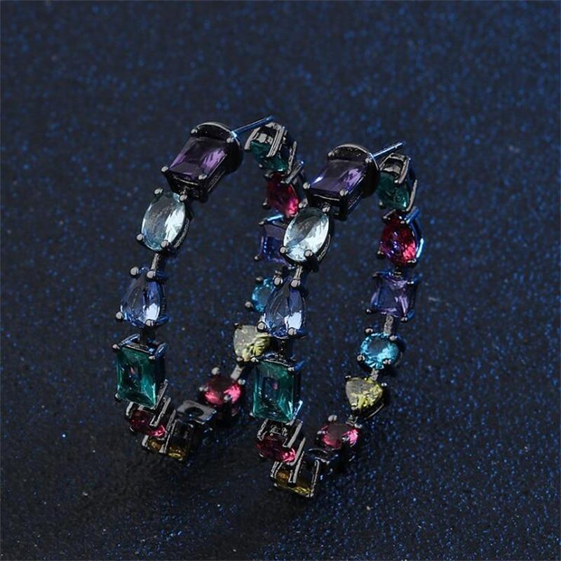 Rainbow Goddess Earrings - Floral Fawna