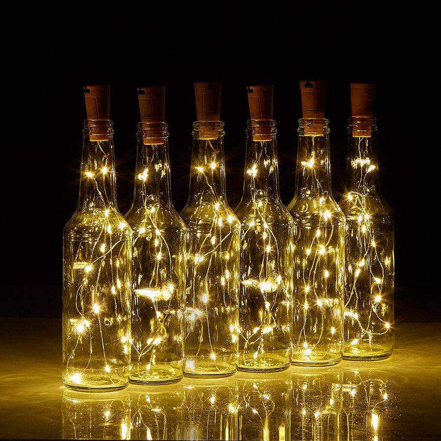 Fireflies in a Bottle Light String - Floral Fawna