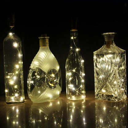 Fireflies in a Bottle Light String - Floral Fawna