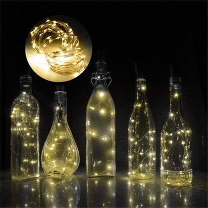 Fireflies in a Bottle Light String - Floral Fawna