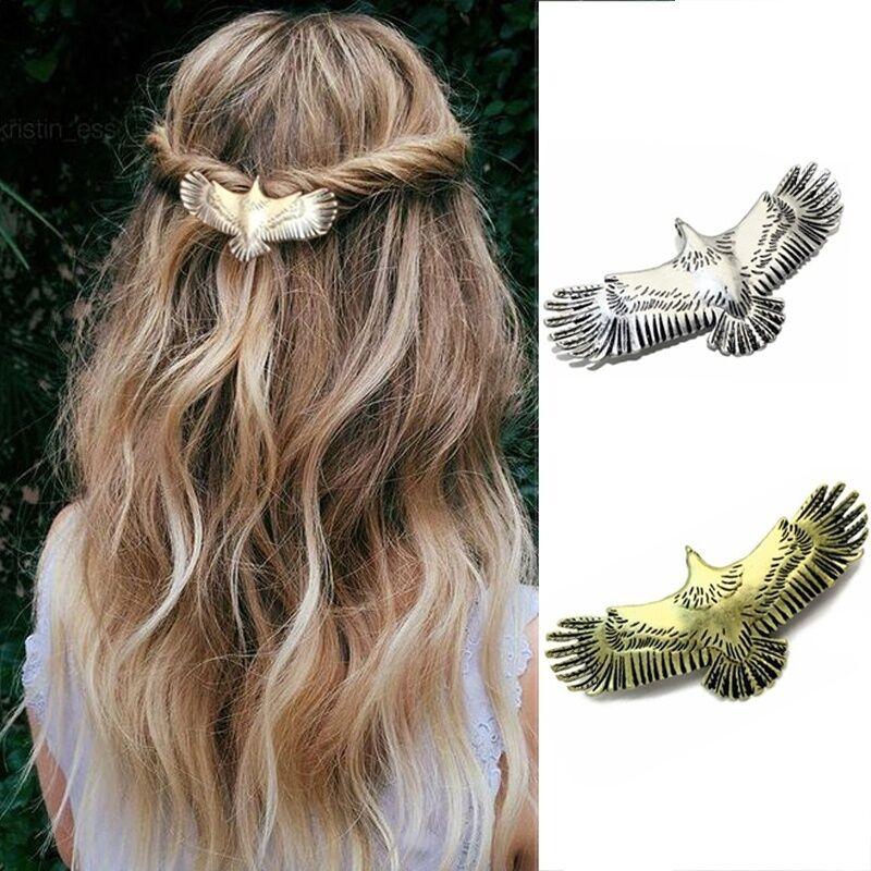 Fierce Eagle Hair Clip - Floral Fawna