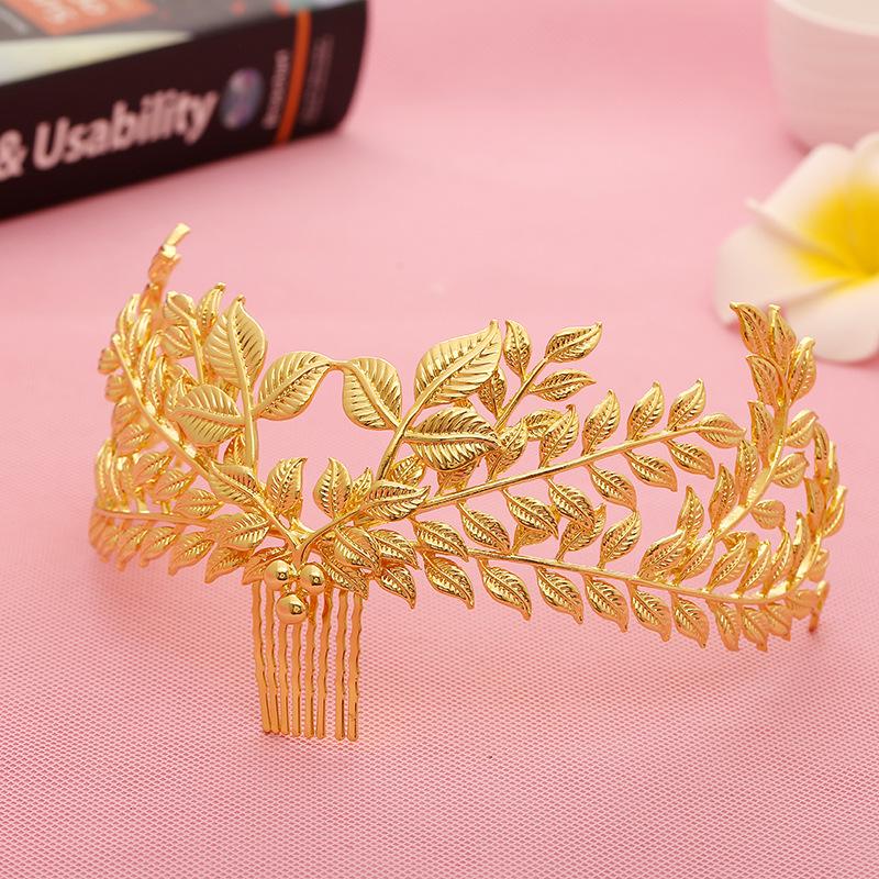 Golden Leaves Hair Jewelry - Floral Fawna