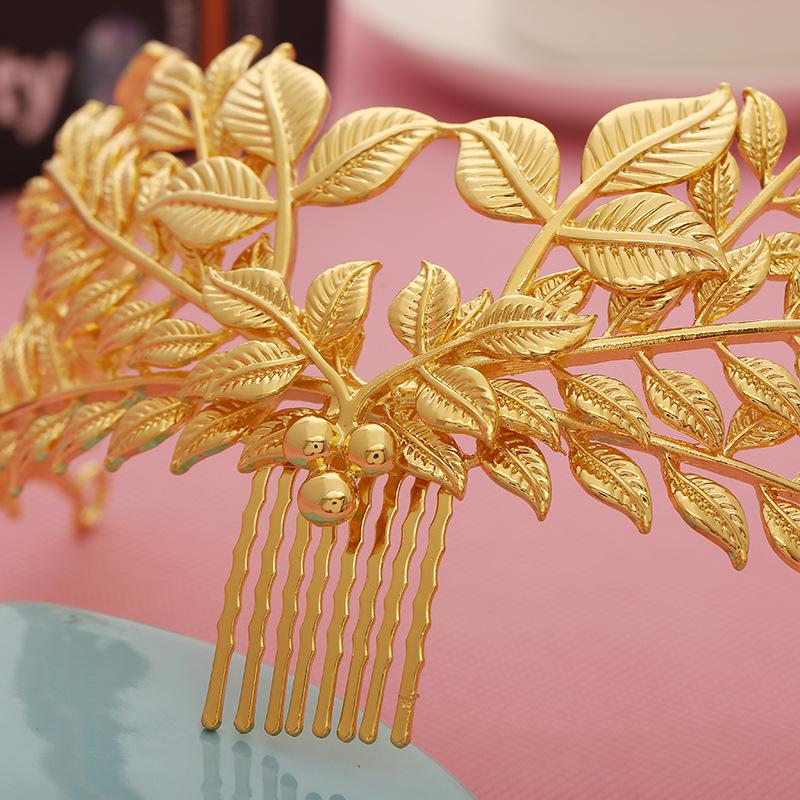 Golden Leaves Hair Jewelry - Floral Fawna