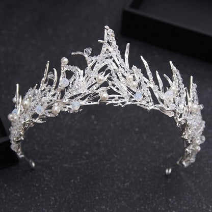 Ice Queen Tiara Headband - Floral Fawna