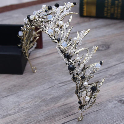 Ice Queen Tiara Headband - Floral Fawna