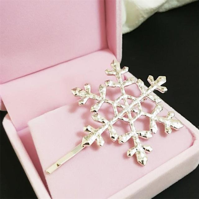 Snowflake Hair Pin - Floral Fawna