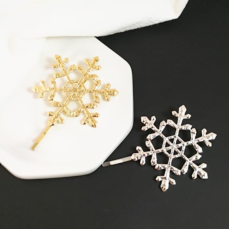 Snowflake Hair Pin - Floral Fawna