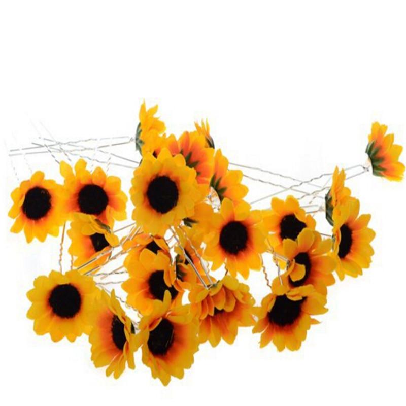 Sunflower Hair Pin Set - Floral Fawna