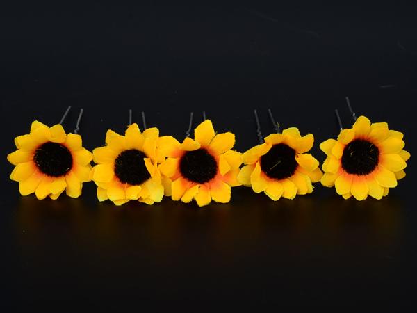 Sunflower Hair Pin Set - Floral Fawna