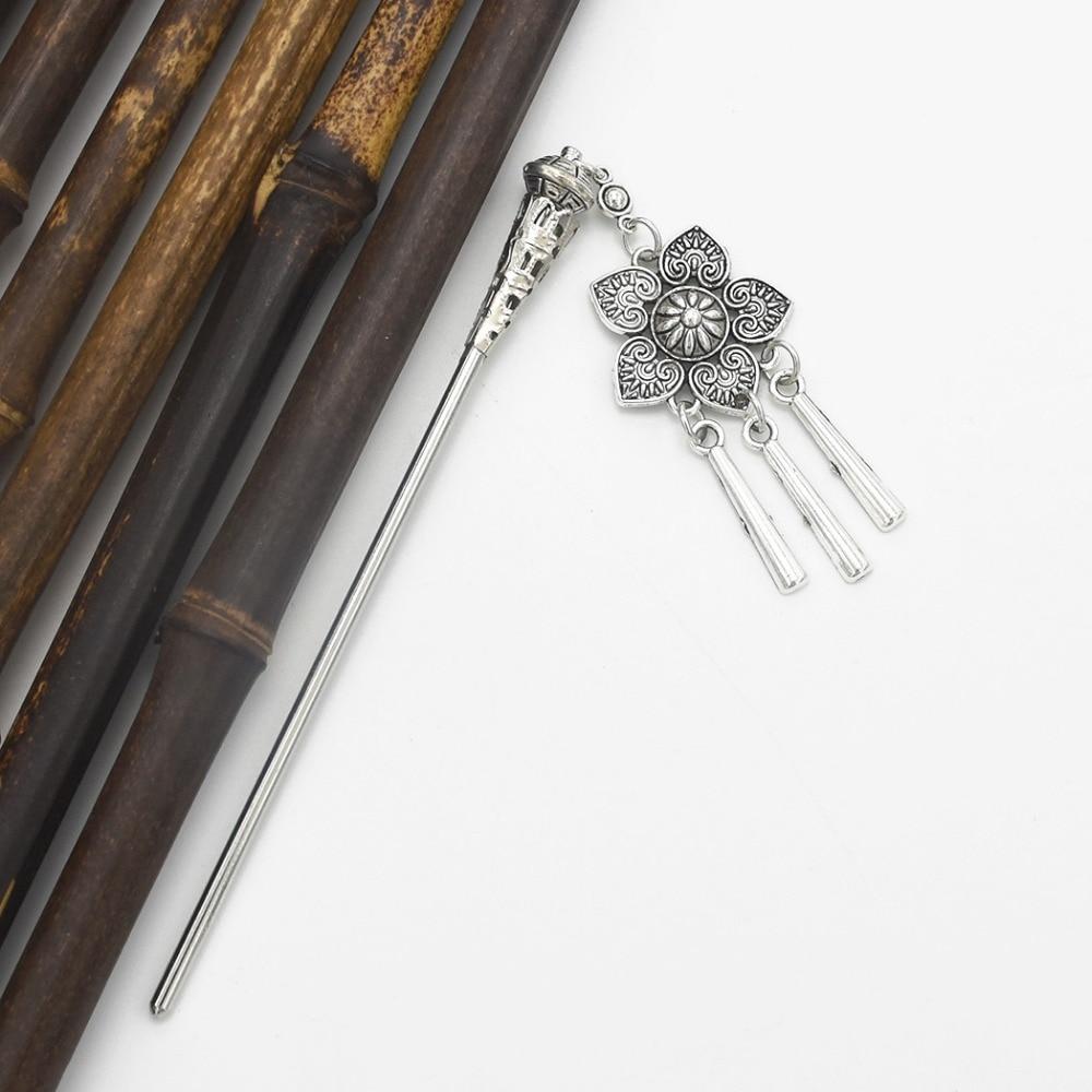 Vintage Style Ethnic Hair Stick - Floral Fawna